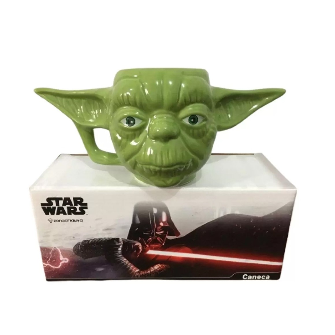 Kit Star Wars Presente Livro Pasta Agenda Jogo Copo Yoda